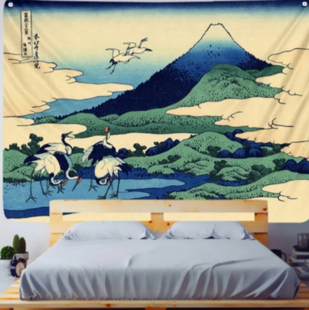 🆕 Japanese Art Tapestry - Picture 3 of 3